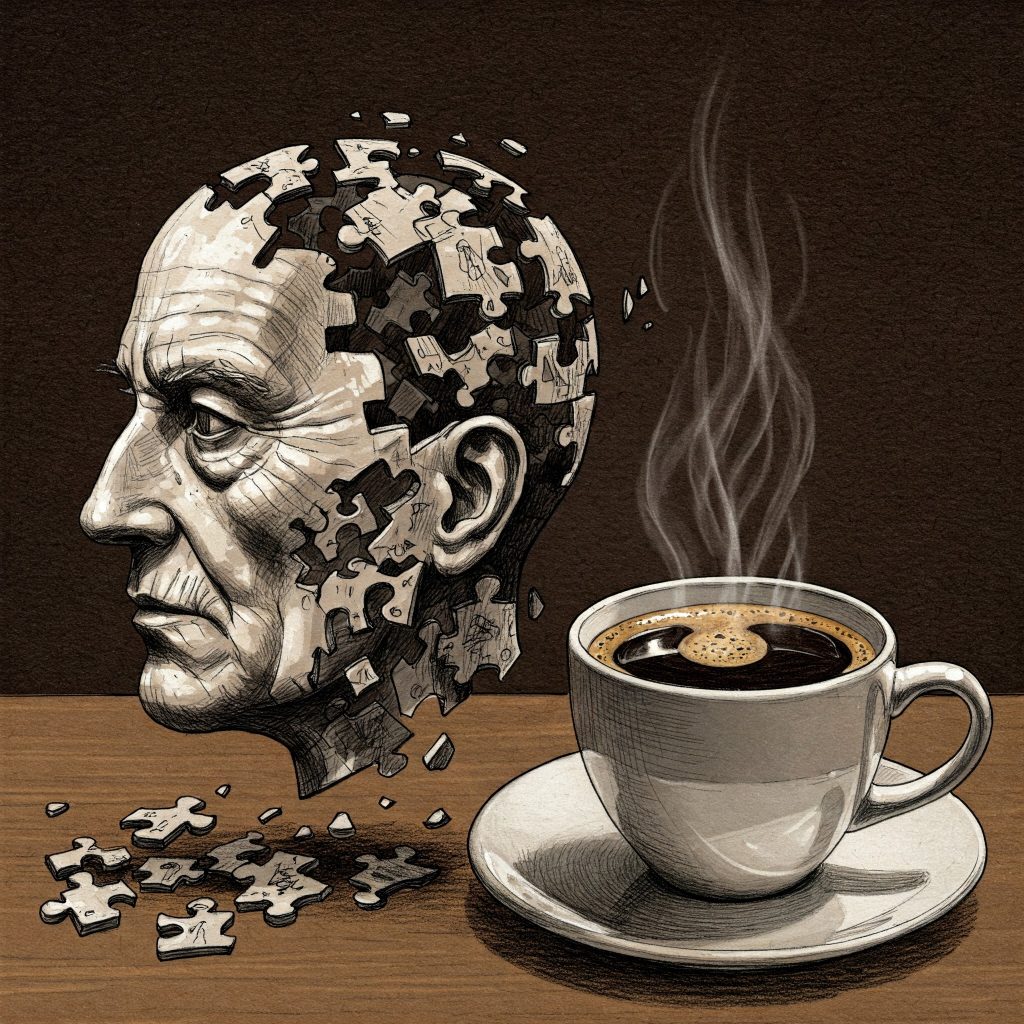 cafe demencia alzheimer parkinson infarto corazón