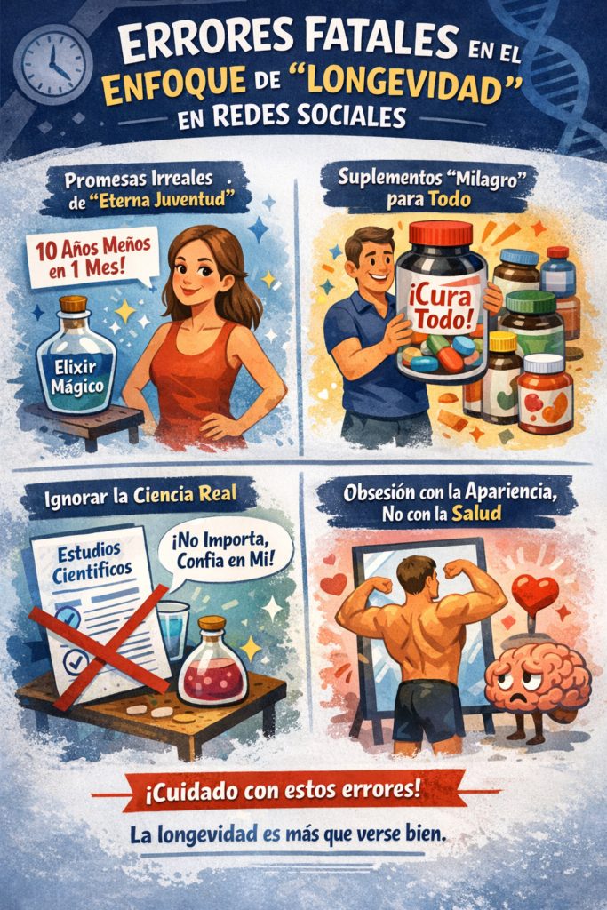 errores medicina antiaging redes sociales instagram tiktok