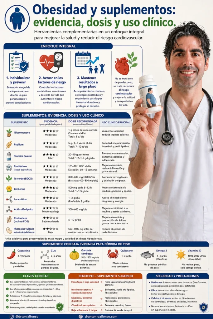 obesidad y suplementos eficaces