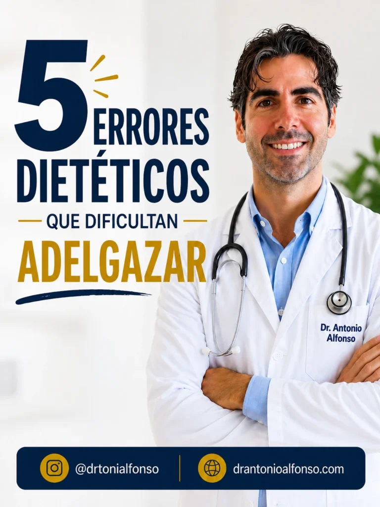 5 Errores dietéticos dificultan adelgazar