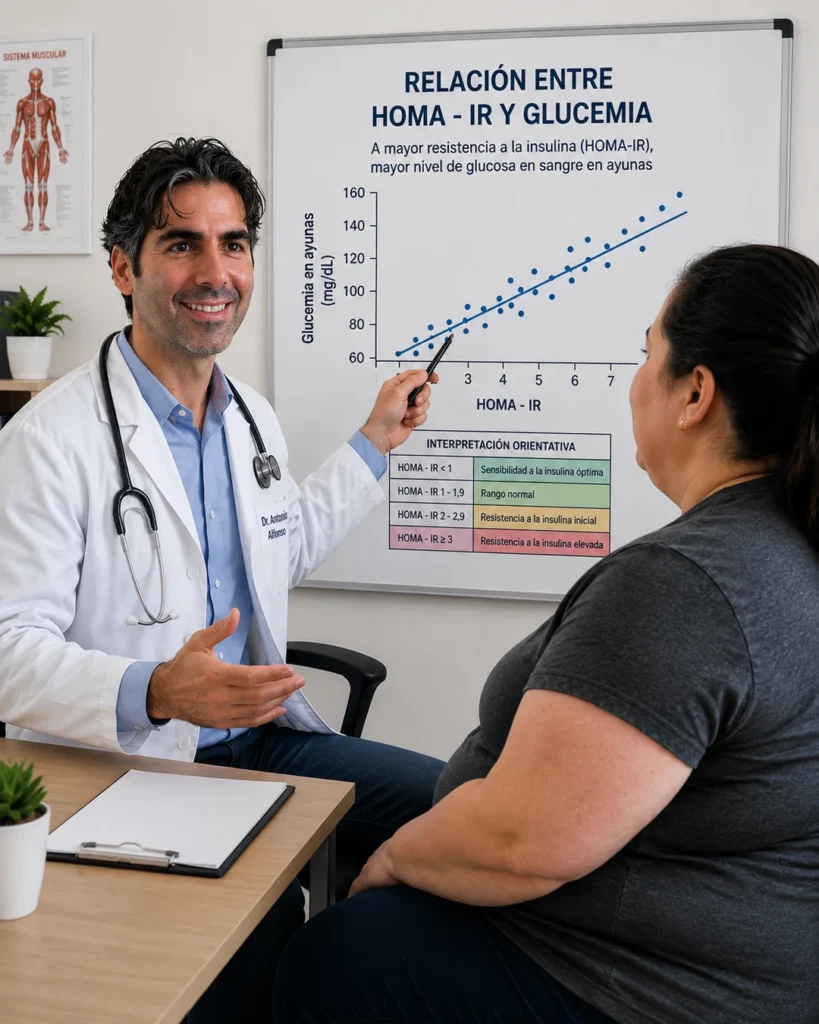 Glucosa normal y resistencia a la insulina